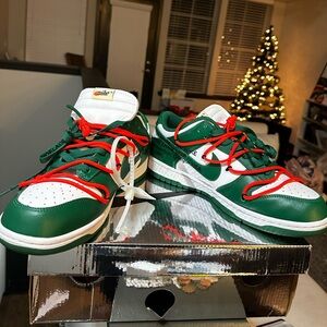 Nike Off-White Dunk Low Pine Green